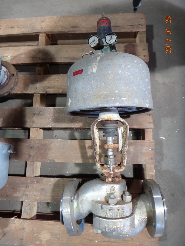Annin 3" 150 Rating, 556 Flanged Control Valve