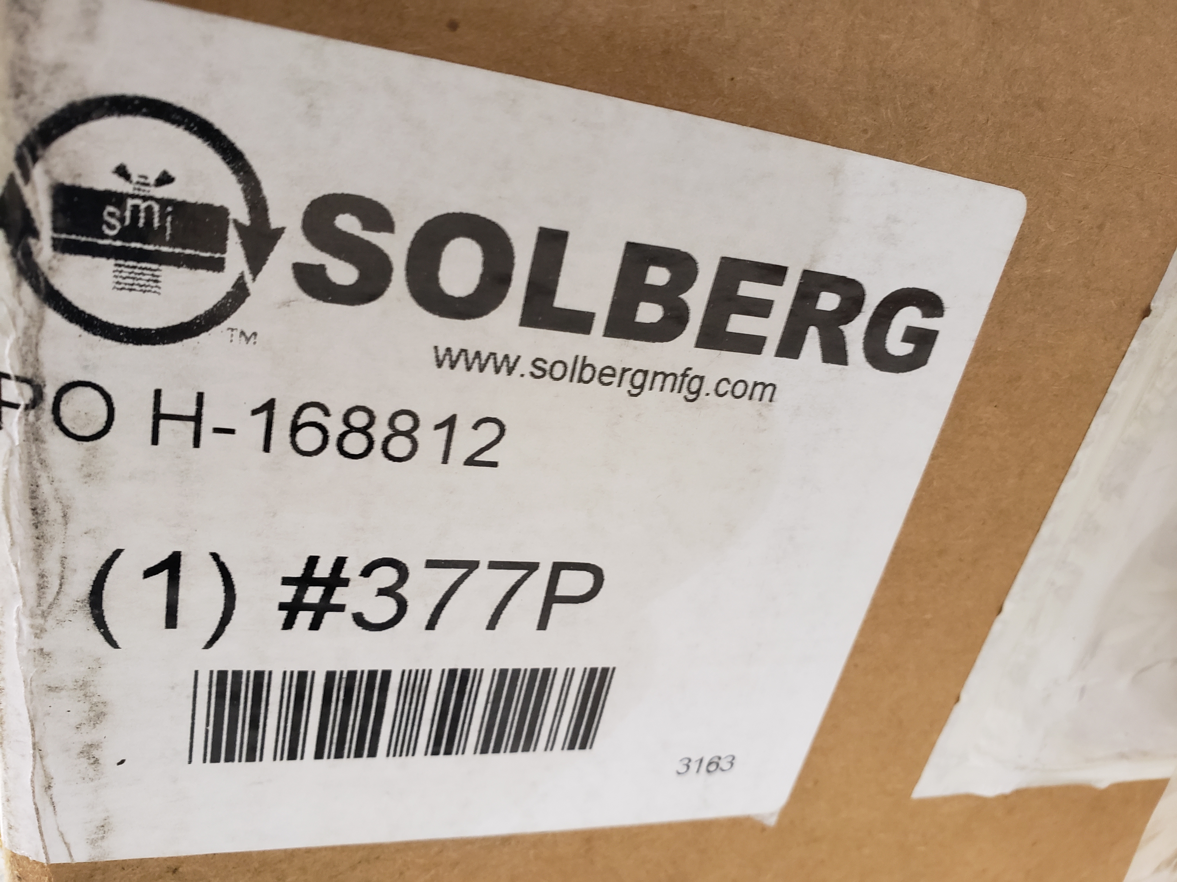 Solberg Filter POH-168812 377P
