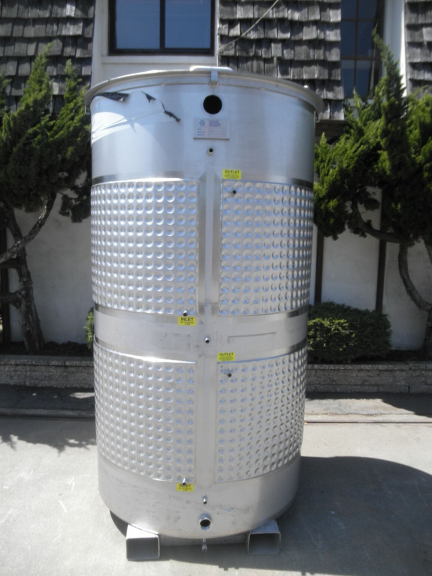 Criveller 1300 Gallon Dimple Jacketed Stainless Wine Fermentatio