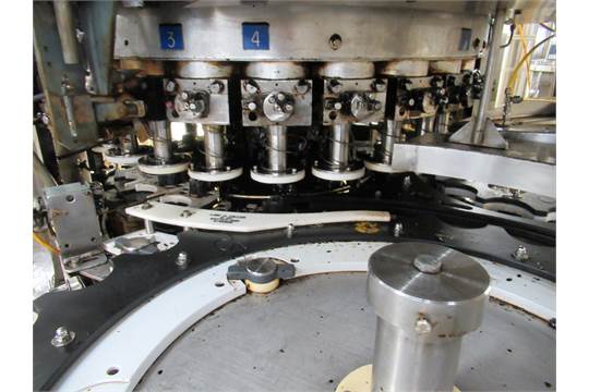 24 head / valve rotary filler, filling machine, stainless ...