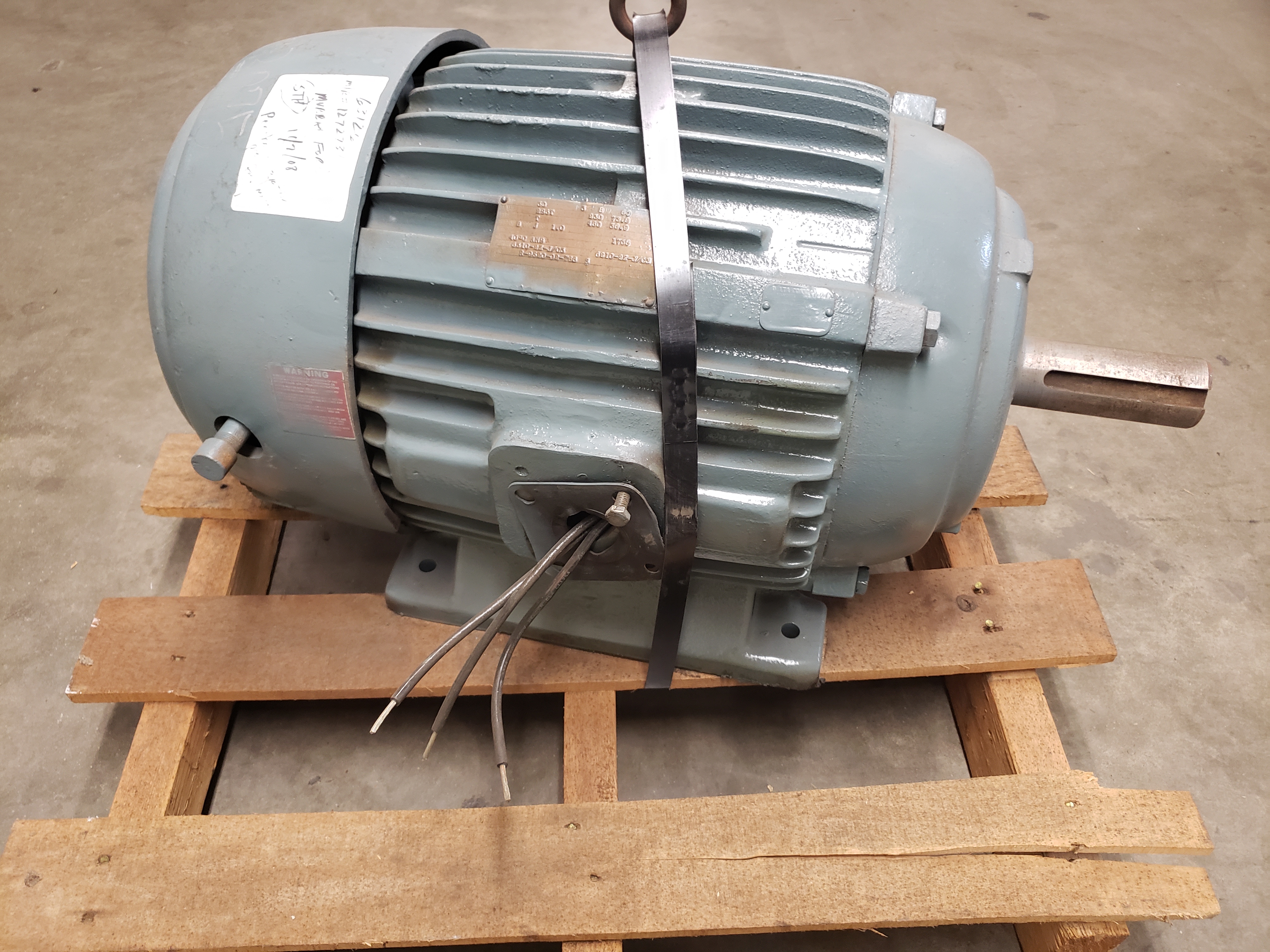 *Unmarked 15HP 230/460V 1765RPM Frame 286T Electric Motor