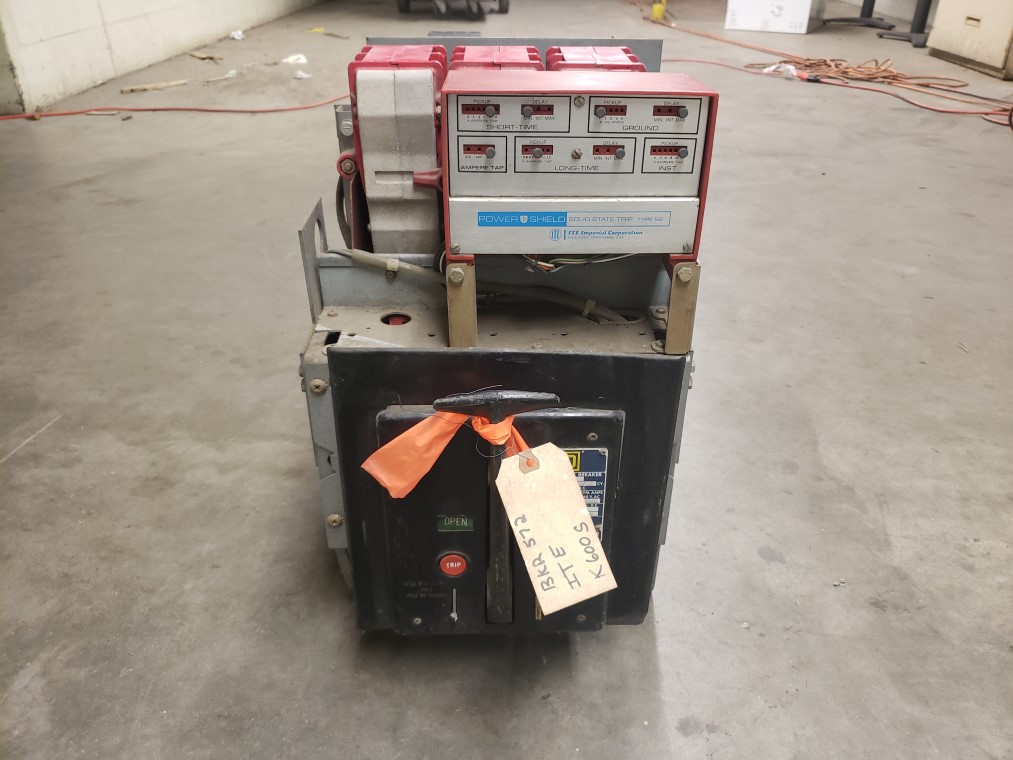 Square D K-600-S Air Circuit Breaker 600A 600V MO/DO SS Trip