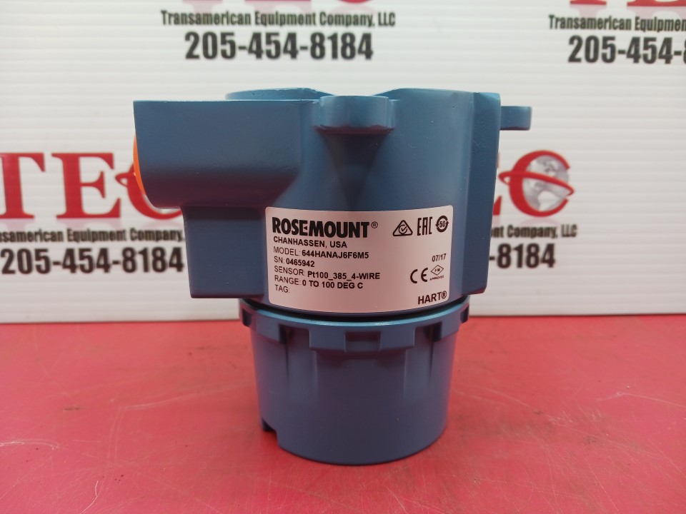 ROSEMOUNT, Temperature Transmitter, 644HANAJ6F6M5