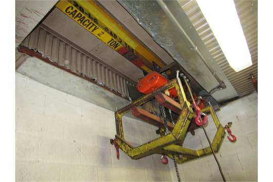 Big Bag Hoist, 2 ton capacity, with ss dump hopper, Transamerican ...