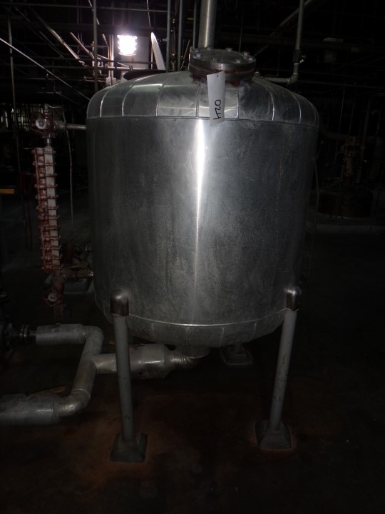 158 Gallon 304 Stainless Vertical Attritor Tank