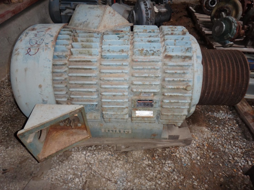 Reliance 250 hp, 1200 rpm electric motor