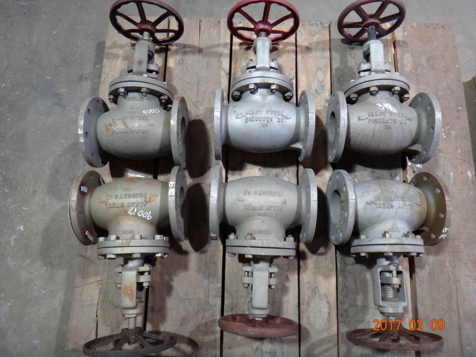 Alloy Steel Products Co. 4", Class 150, 188SMO, Globe Valve