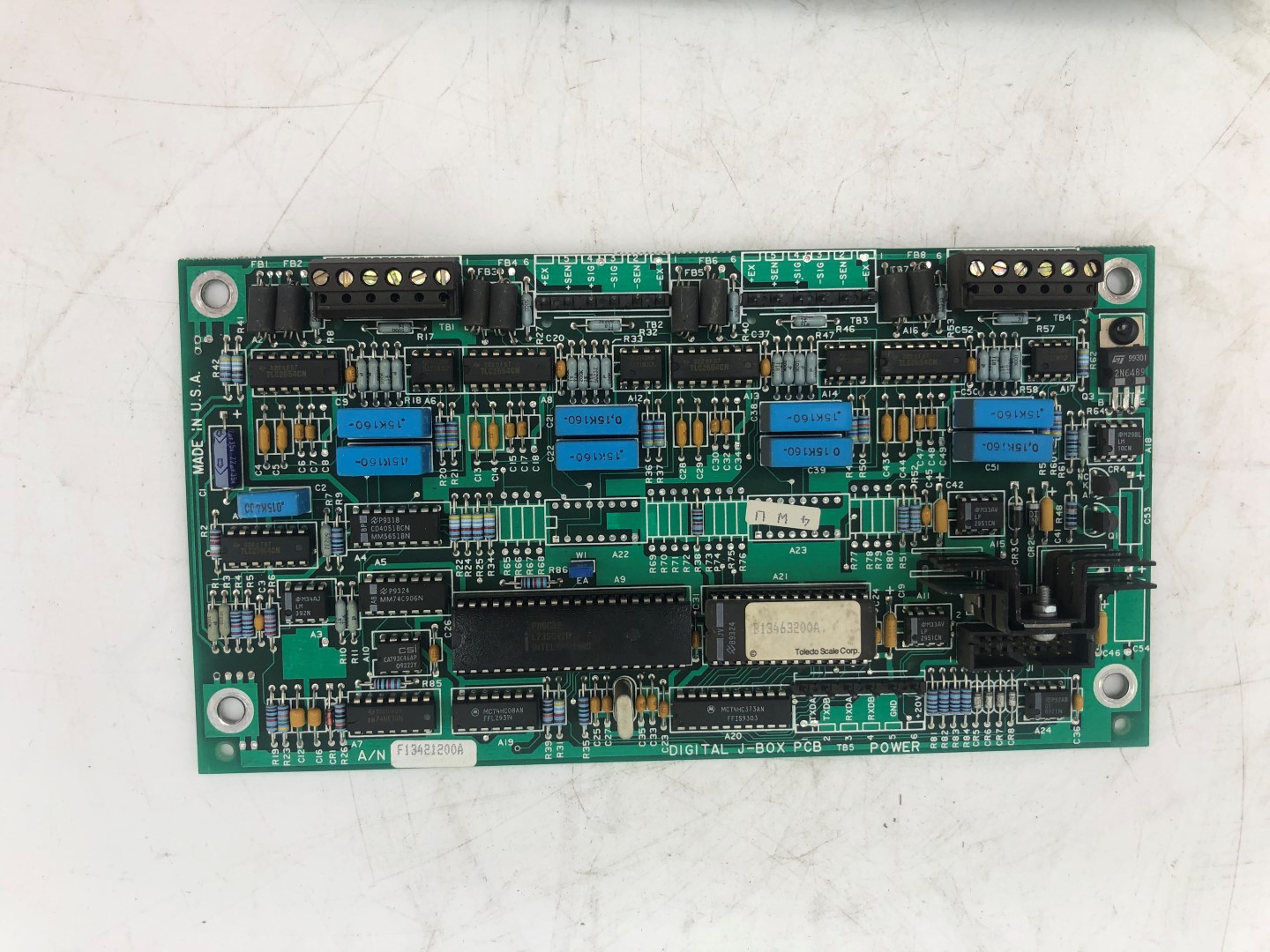 Toledo Scale Corp B13463200A Digital J-Box PCB, Transamerican Equipment ...