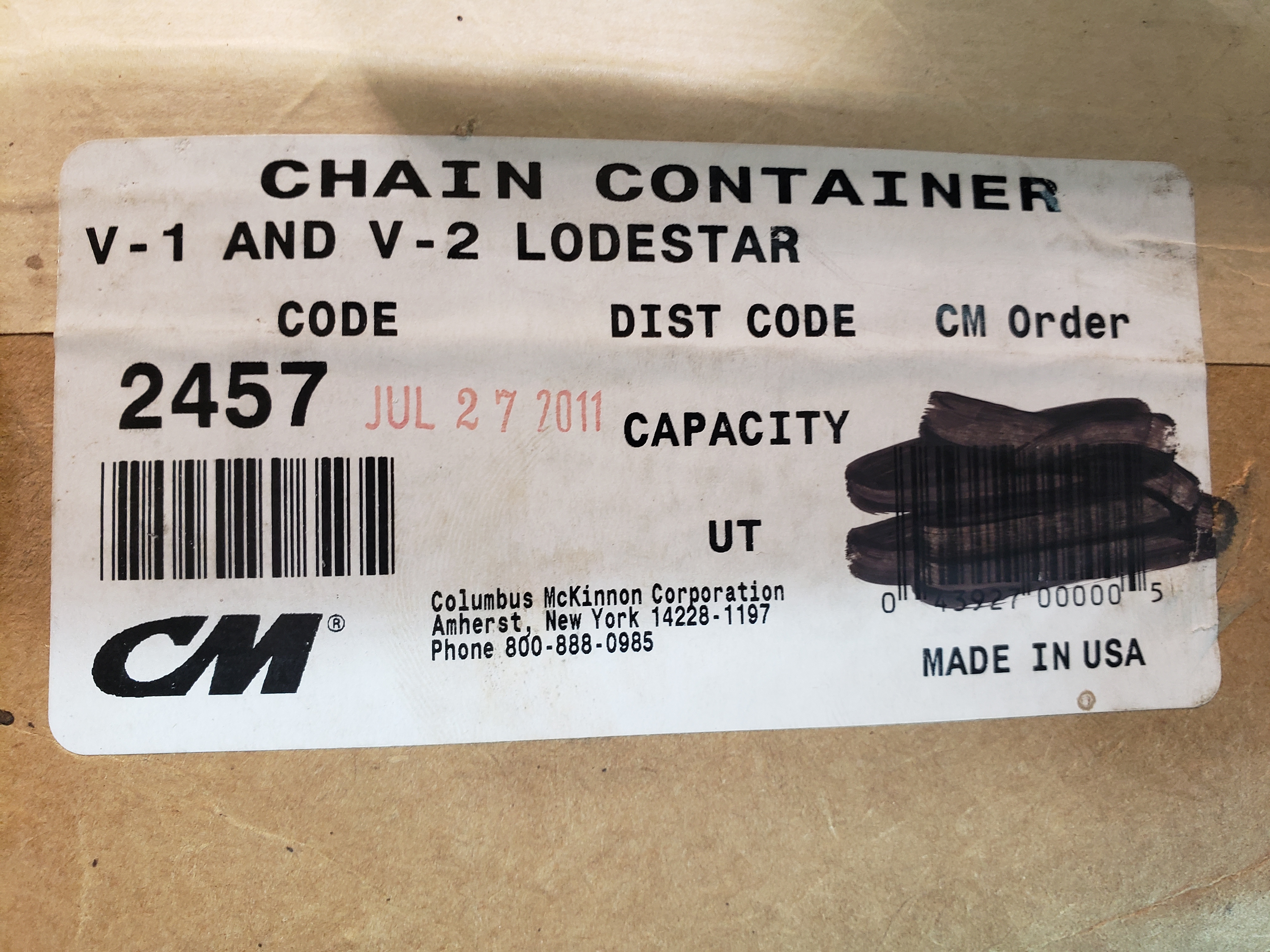 CM Chain Container 2457