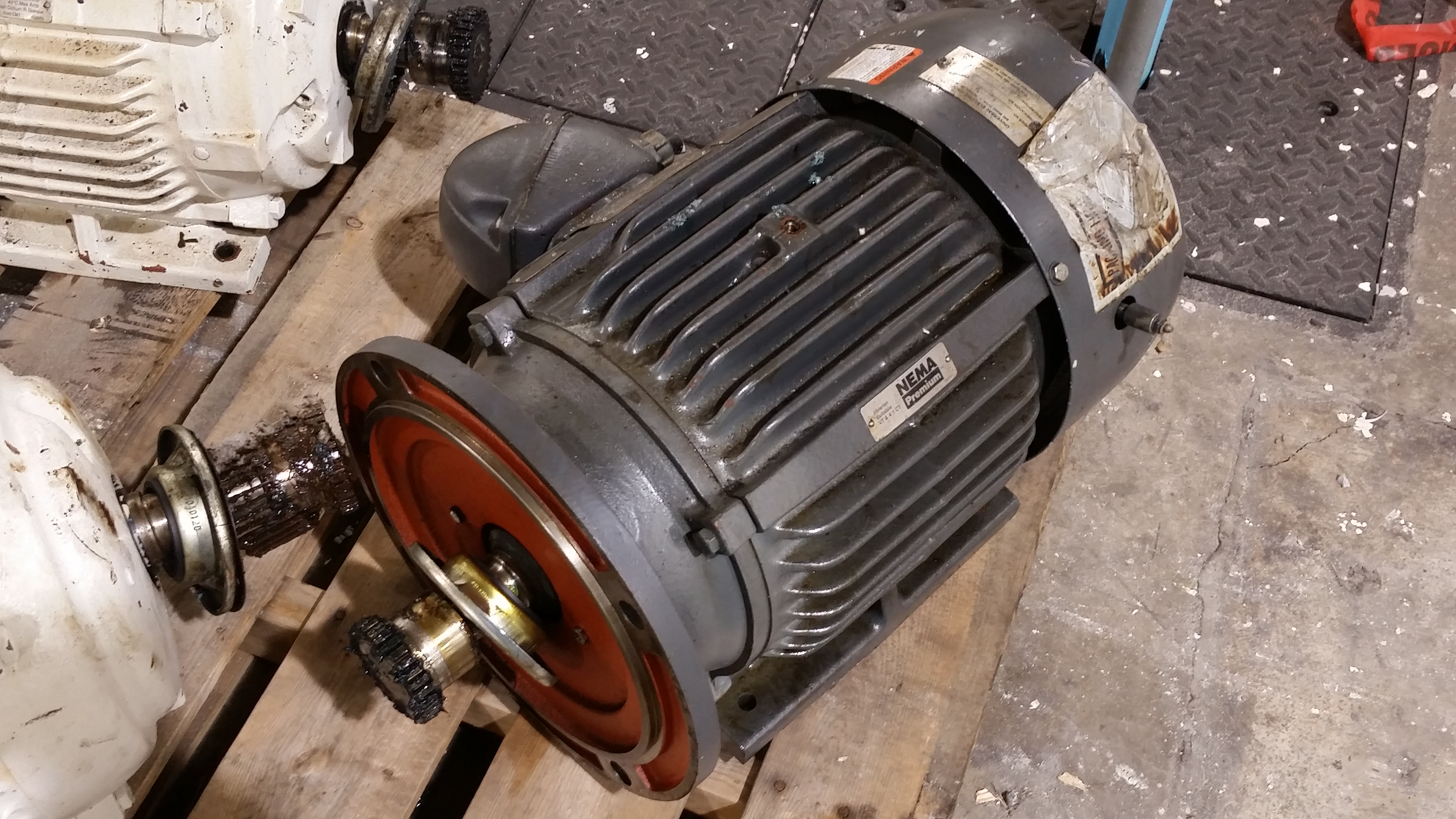 Emerson Motor 7.5HP; 1180RPM; 460V; Frame: 256U K09-BH13-M