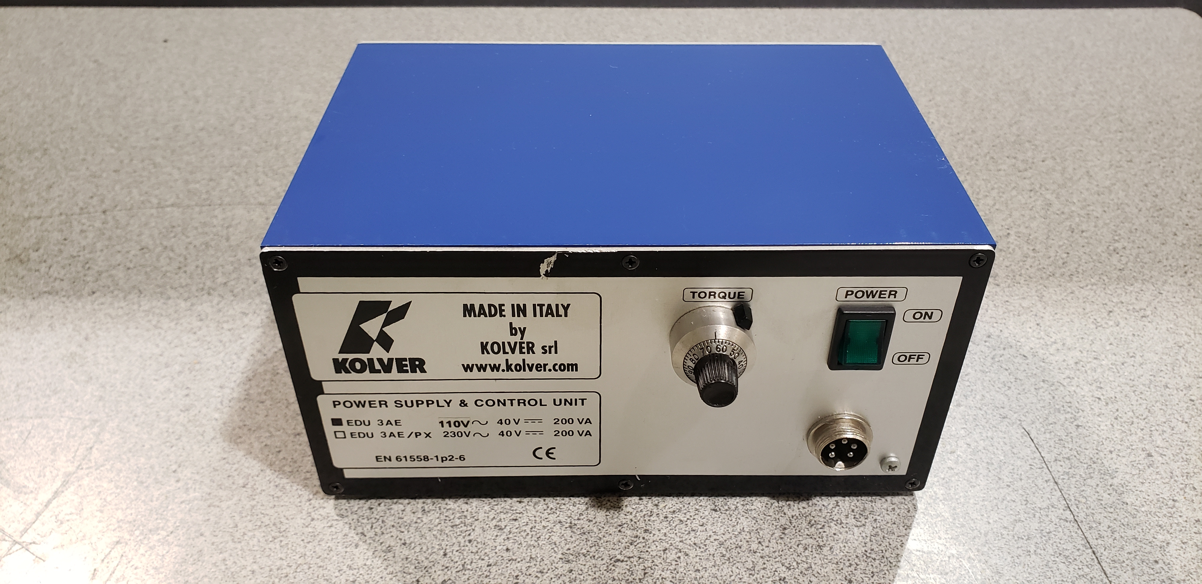 Kolver EN-61558-1P2-6  Power Supply & Control Unit