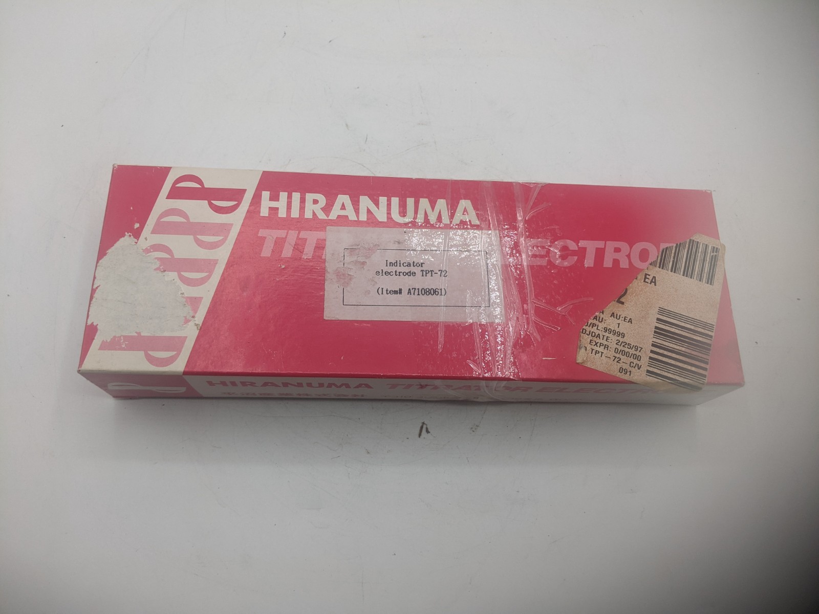 Hiranuma TPT-72 A7108061 Indicator Electrode