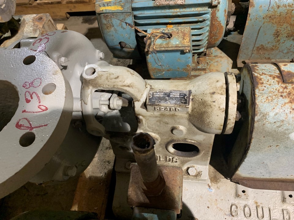 Goulds 3189 4x4-8 Centrifugal Pump with Westinghouse 10 HP 1745 ...