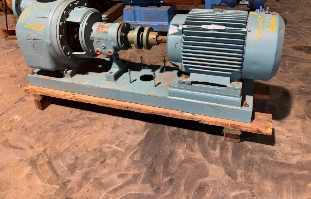 Goulds Pump Model 3796 Size 4x4-13 CD4M Pump with Reliance 20 Hp ...